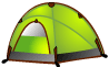 テント　緑