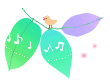 はっぱと鳥
